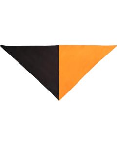 Foulard noir/orange