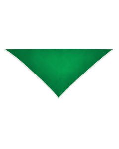 Foulard vert bord blanc 2 cm