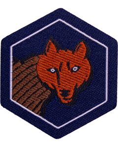 Wolfsstufe Abzeichen: Jungwolf (Stoff)