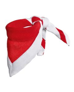 Halstuch MINI rot Rand weiss