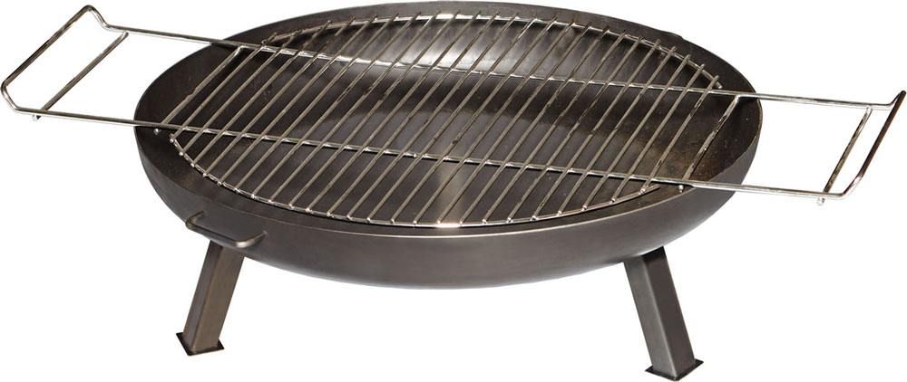 Sauvic Grillrost Für Fleisch & Fisch – 20x25 Cm, Stahl, Gewölbt, Mit Sicherheitsgriff, Made In Spain