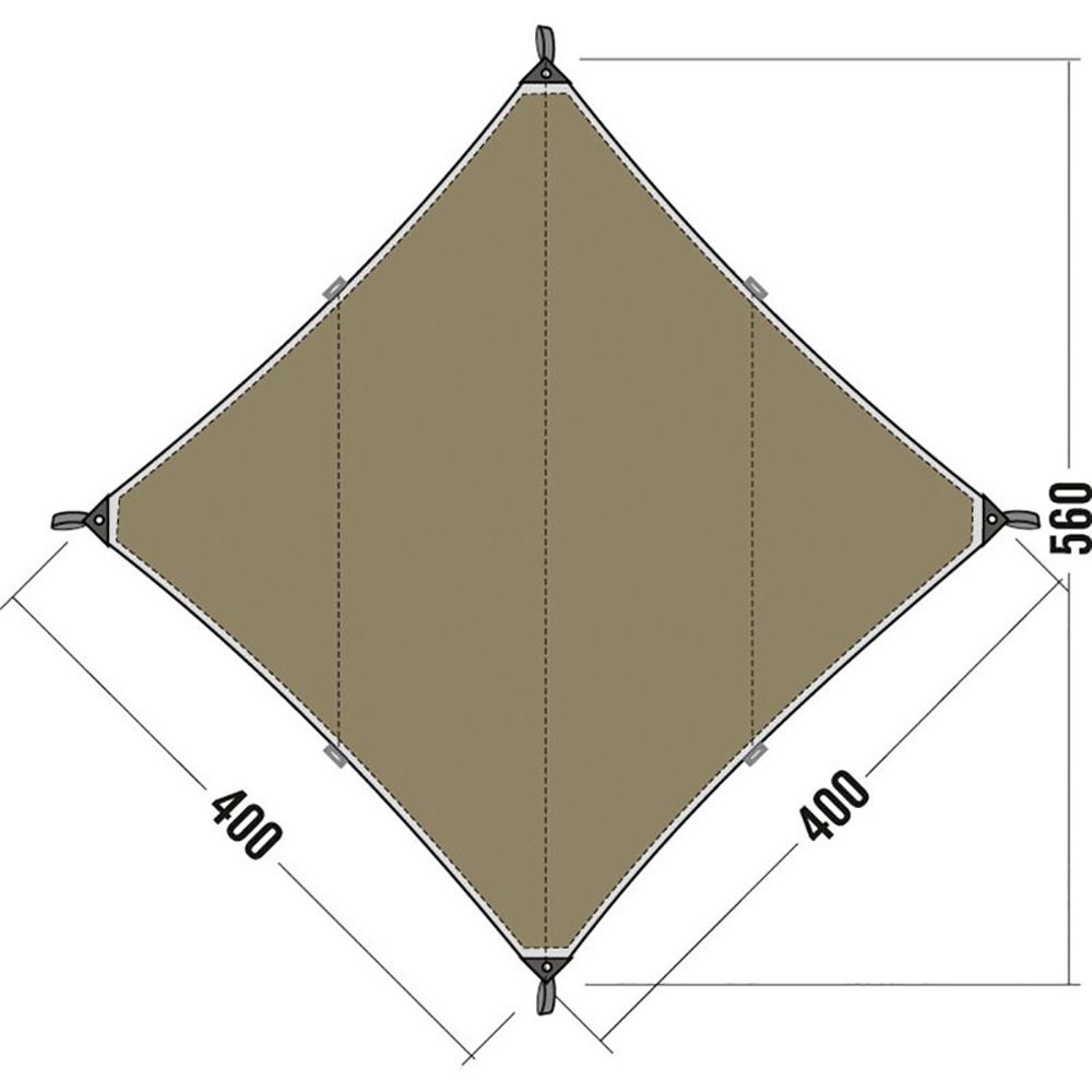 TATONKA Tarp 3 TC 400x400cm 美品 Tatonka Tarp 3 TC 400x400cm | jetzt bei hajk kaufen