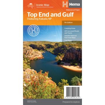 Carte routière Top End and Gulf 1:1 650 000 / Hema