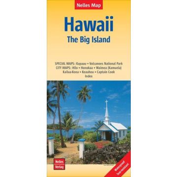 Carte routière Hawaii The Big Island 1:330 000 / Nelles