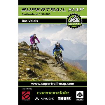 Bikekarte Supertrail Map Bas-Valais