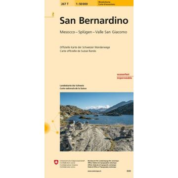 267 T San Bernardino Carte d'excursions 1:50 000