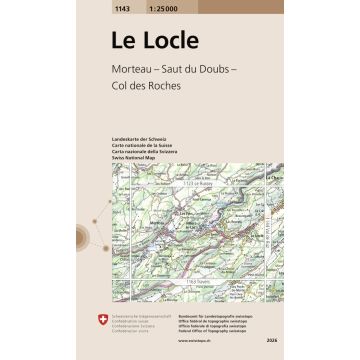 1143 Le Locle 1:25 000 / Swisstopo