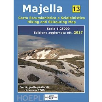 Carte de randonnée Majella 1:25 000 / Il Lupo Carta escursionista 13