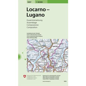 5007 Locarno - Lugano 1:50 000 / Swisstopo