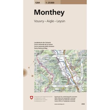 1284 Monthey 1:25 000 / Swisstopo