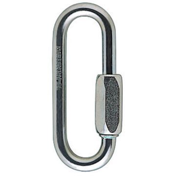 Mausqueton Maillon rapide acier, forme ovale