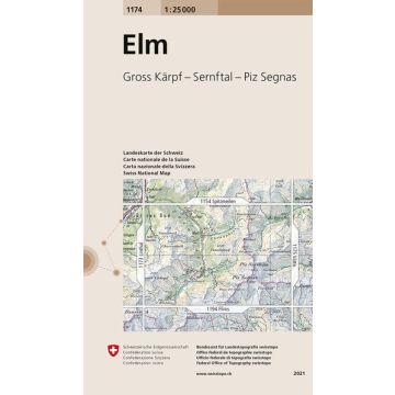 1174 Elm 1:25 000 / Swisstopo