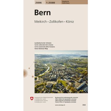 25006 Bern 1:25 000 / Swisstopo (Chefs-Lieux)