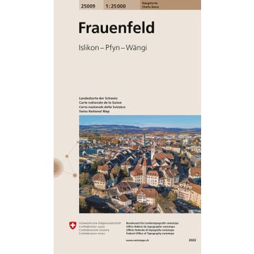 25009 Frauenfeld 1:25 000 / Swisstopo (Chefs-Lieux)