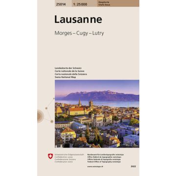 25014 Lausanne 1:25 000 / Swisstopo (Chefs-Lieux)