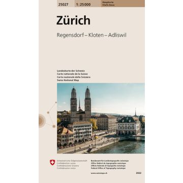 25027 Zürich 1:25 000 / Swisstopo (Chefs-Lieux)