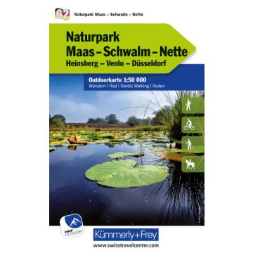 Carte de randonnée Naturpark Maas - Schwalm - Nette 1:50 000 / Kümmerly & Frey Outdoorkarte 62 