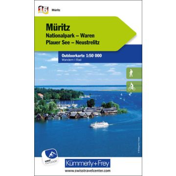 Carte de randonnée Müritz 1:50 000 / Kümmerly & Frey Outdoorkarte 16 