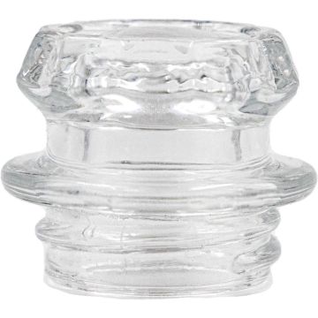 Bouton en verre pour percolateurs en acier inox