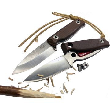 Messer Bushcraft Voll-Schliff