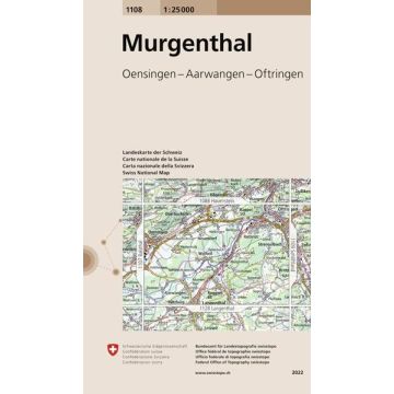 1108 Murgenthal 1:25 000 / Swisstopo
