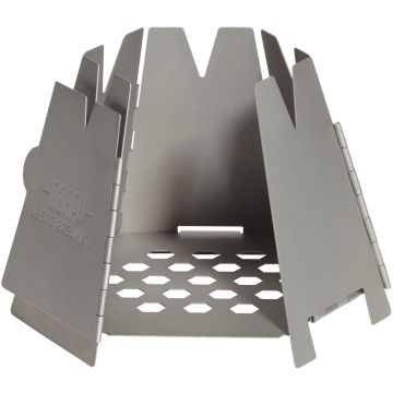 Poêle à bois acier inoxydable Vargo Hexagon
