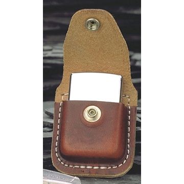 Benzinfeuerzeug Ledertasche