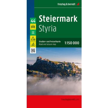 Carte routière Styrie 1:150 000 / Freytag & Berndt