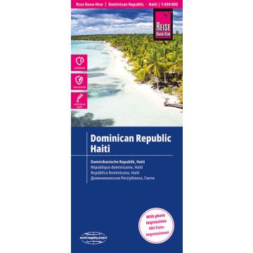 Carte routière République Dominicaine & Haiti 1:450 000 / Reise Know-How