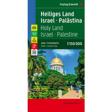 Carte routière Israël Palestine 1:150 000 / Freytag & Berndt