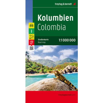 Carte routière Colombie 1:1 Mio. / Freytag & Berndt