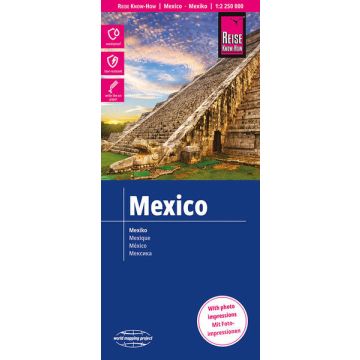 Carte routière Mexique 1: 2 250 000 / Reise Know-How