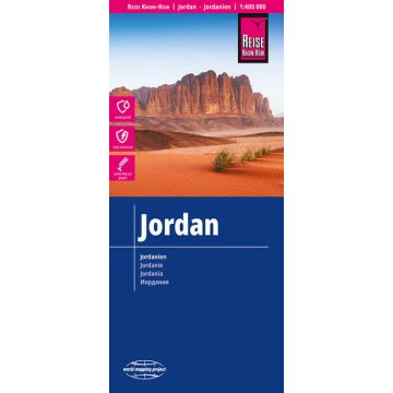 Carte routière Jordanie 1:400 000 / Reise Know-How