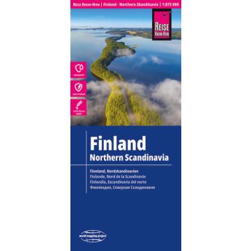 Carte routière Finlande et Nord de la Scandinavie 1:875 000 / Reise Know-How