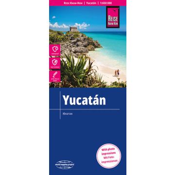Carte routière Yucatan 1: 650 000 / Reise Know-How