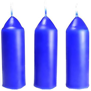 Ersatz Kerze Citronella blau für Kerzen Laterne
