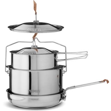 Casseroles Campfire Cookset acier inox Large