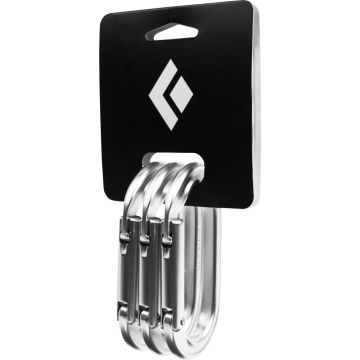 Mousqueton Oval Keylock, 3 pcs
