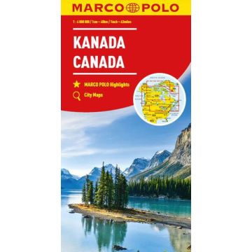 Carte routière Canada 1:4 Mio. / Marco Polo