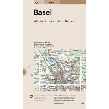 1047 Basel 1:25 000 / Swisstopo