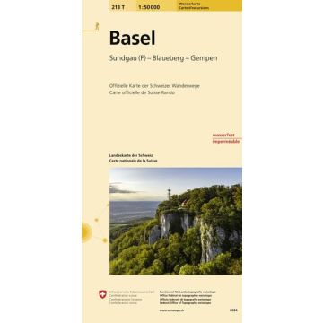 213 T Basel Carte d'excursions 1:50 000 