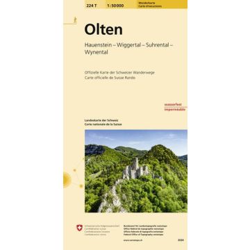 224 T Olten Carte d'excursions 1:50 000