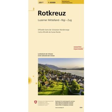 235 T Rotkreuz Wanderkarte 1:50 000 