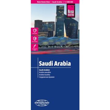 Carte routière Arabie saoudite 1:1 800 000 / Reise Know-How