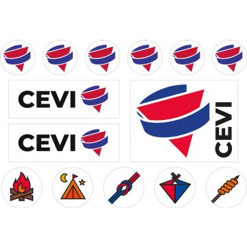 Cevi Imageartikel Sticker Bogen A5