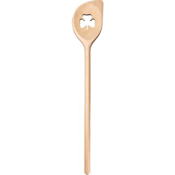 Cuillère de cuisine en bois avec trèfle scout, 30cm