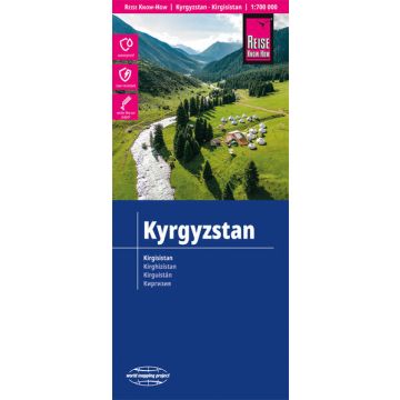 Carte routière Kirghizistan 1: 700 000 / Reise Know-How