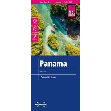 Carte routière Panama 1:400 000 / Reise Know-How