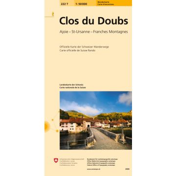 222 T Clos du Doubs Carte d'excursions 1.50 000