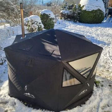 Set de tente sauna Hyperion avec poêle